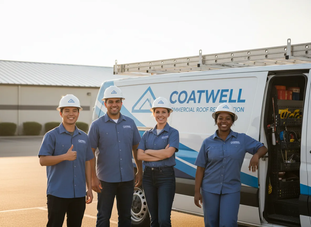 Commercial roof coating company in Galt, IL